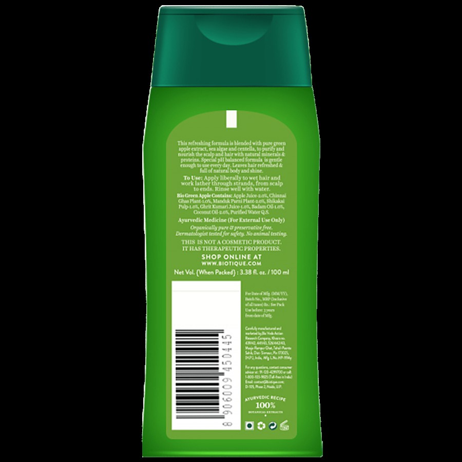 BIOTIQUE Fresh Daily Purifying Shampoo & Conditioner - Green Apple