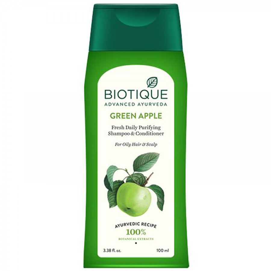 BIOTIQUE Fresh Daily Purifying Shampoo & Conditioner - Green Apple