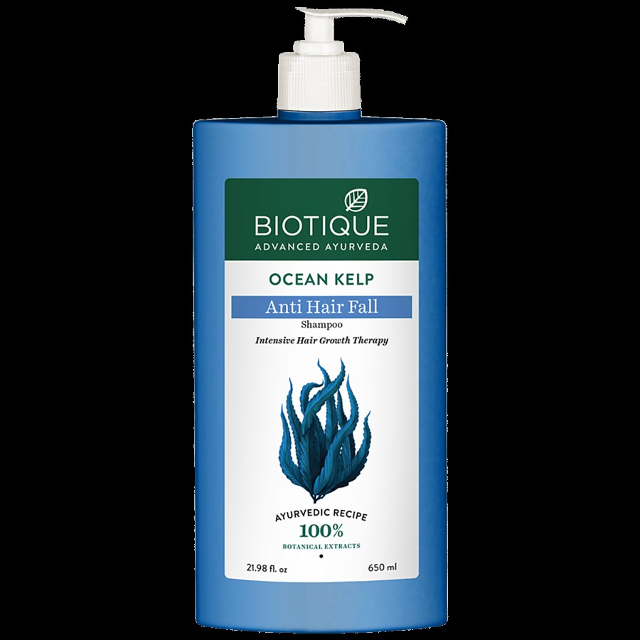 BIOTIQUE Ocean Kelp Anti Hair Fall Shampoo - Intensive Hair Growth Therapy