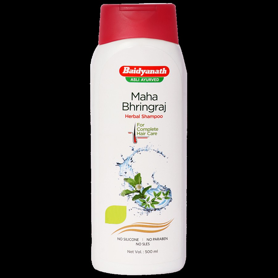 Baidyanath Maha Bhringraj Herbal Shampoo - For Complete Hair Care