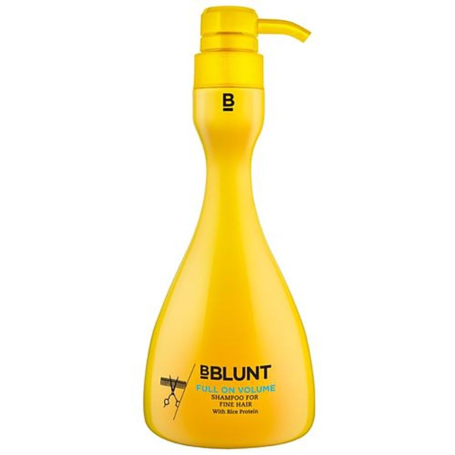 Bblunt Full On Volume Hair Shampoo - with Rice Protein