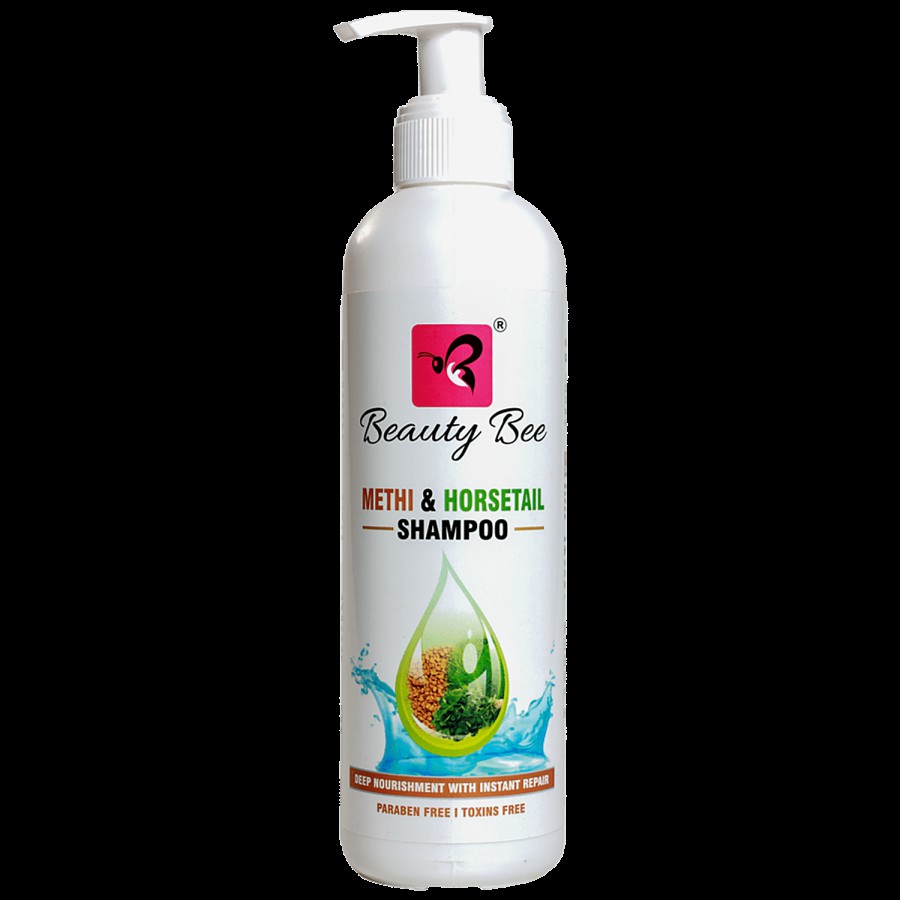 Beauty Bee Methi & Horsetail Shampoo - Deep Nourishment With Instant Repair