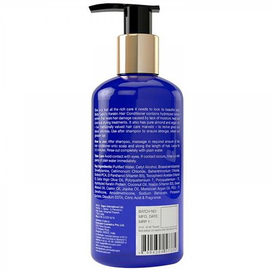 Body Cupid Keratin Hair Conditioner - With Hydrolyzed Keratin Protein