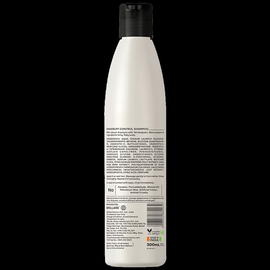 Brillare Dandruff Control Shampoo - For Itchy