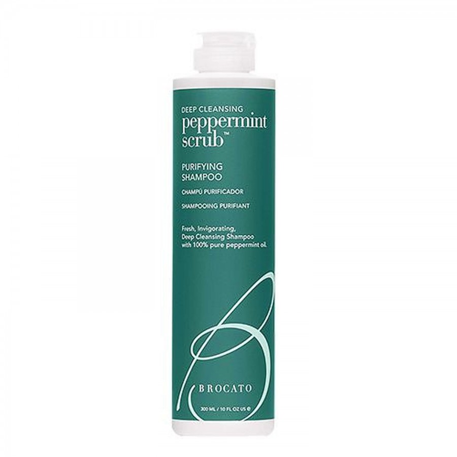 Brocato Peppermint Deep Cleansing Scrub Purifying Shampoo