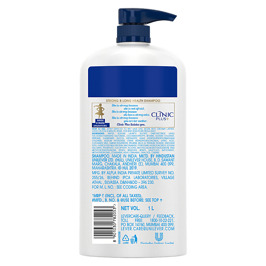 Clinic Plus Strong & Long Shampoo with Milk Proteins and Multivitamins