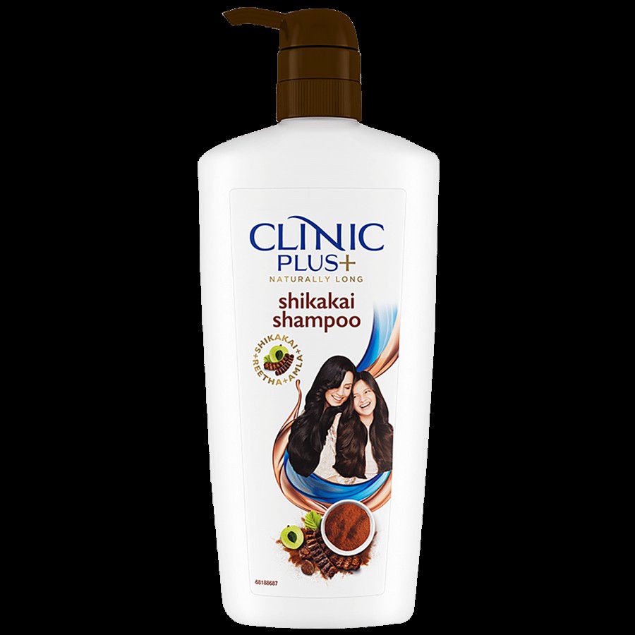 Clinic Plus Naturally Long Shikakai Shampoo - Amla