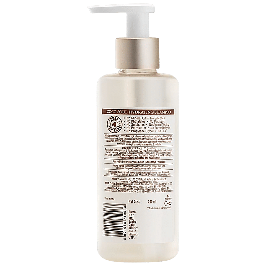 Coco Soul Curl Cult Hydrating Shampoo - Ayurvedic