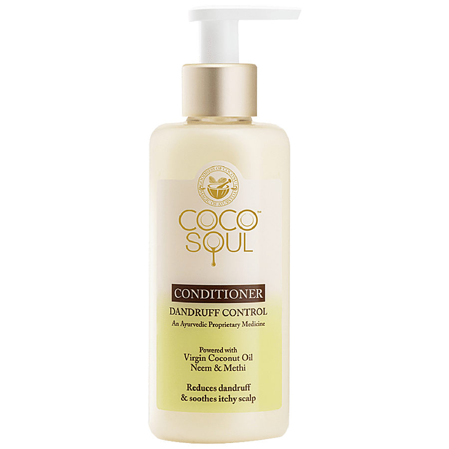 Coco Soul Dandruff Control Conditioner - With Neem & Methi