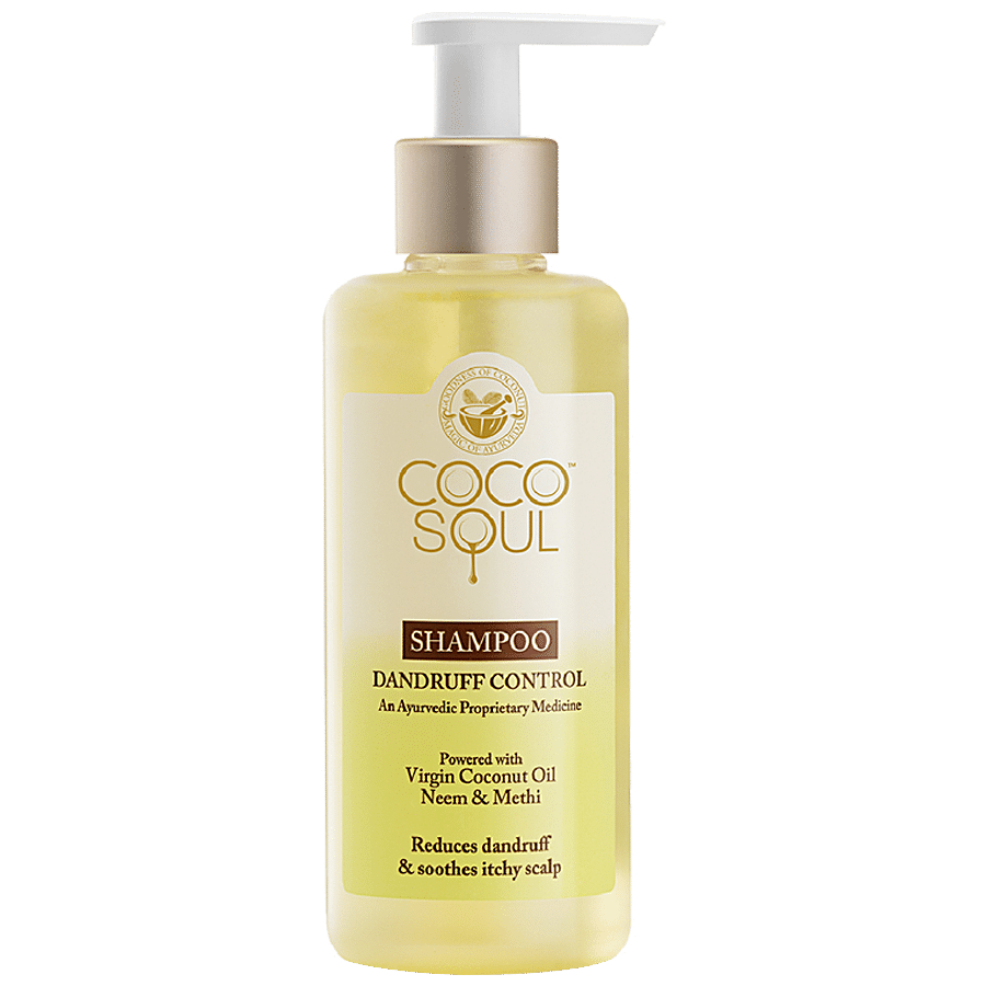 Coco Soul Dandruff Control Shampoo - Neem & Methi