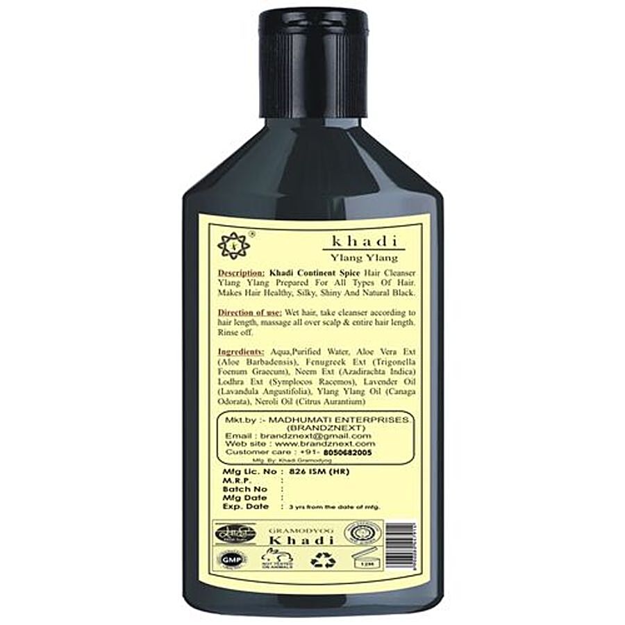 Continent Spice Khadi Herbal Shampoo - Ylang Ylang