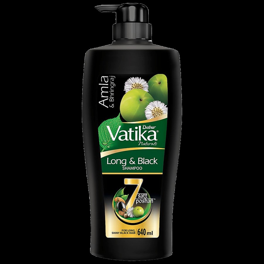 Dabur Vatika Amla Long & Black Shampoo