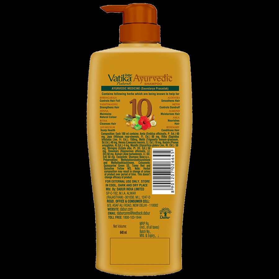 Dabur Vatika Ayurvedic Shampoo