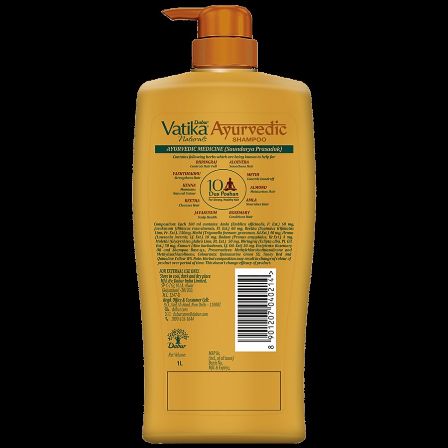 Dabur Vatika Ayurvedic Shampoo