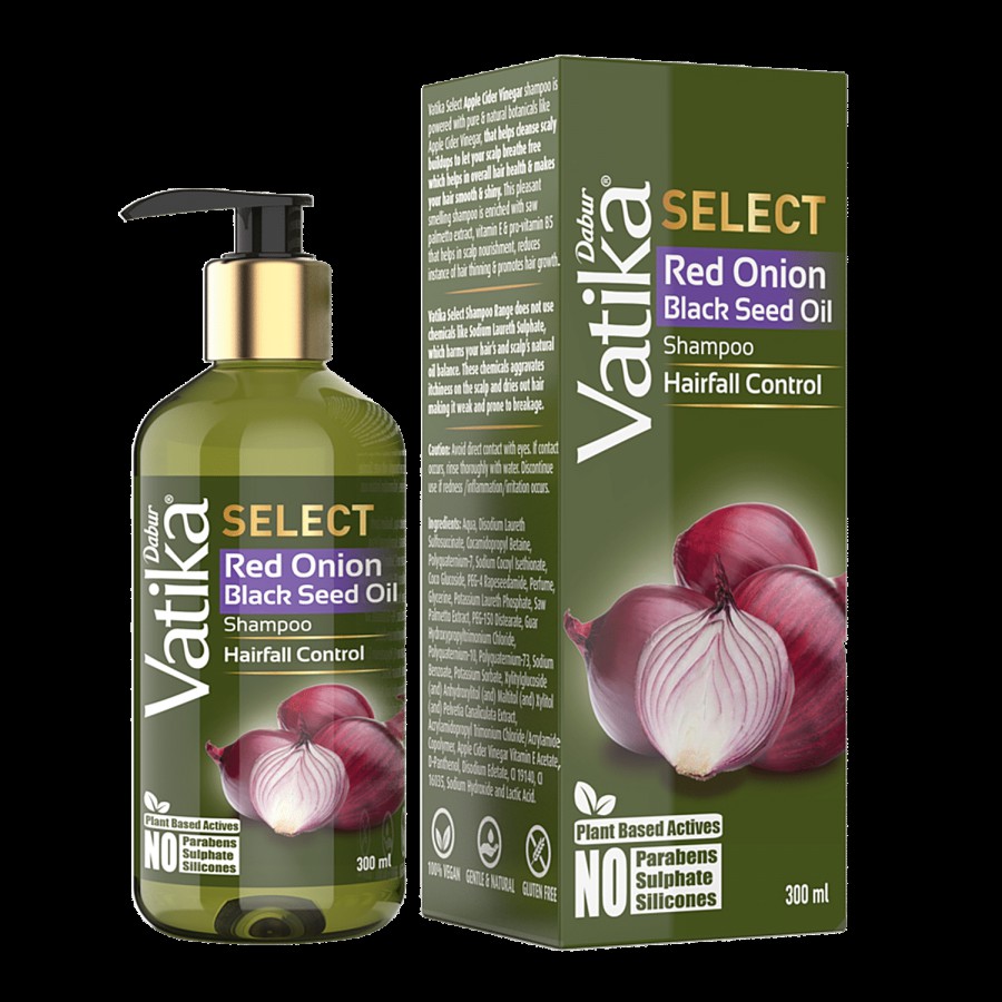 Dabur Vatika Select Shampoo - Red Onion Black Seed Oil