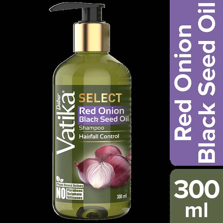 Dabur Vatika Select Shampoo - Red Onion Black Seed Oil