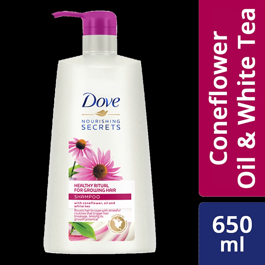 Dove Nourishing Secrets Healthy Ritual For Growing Hair Shampoo - Coneflower