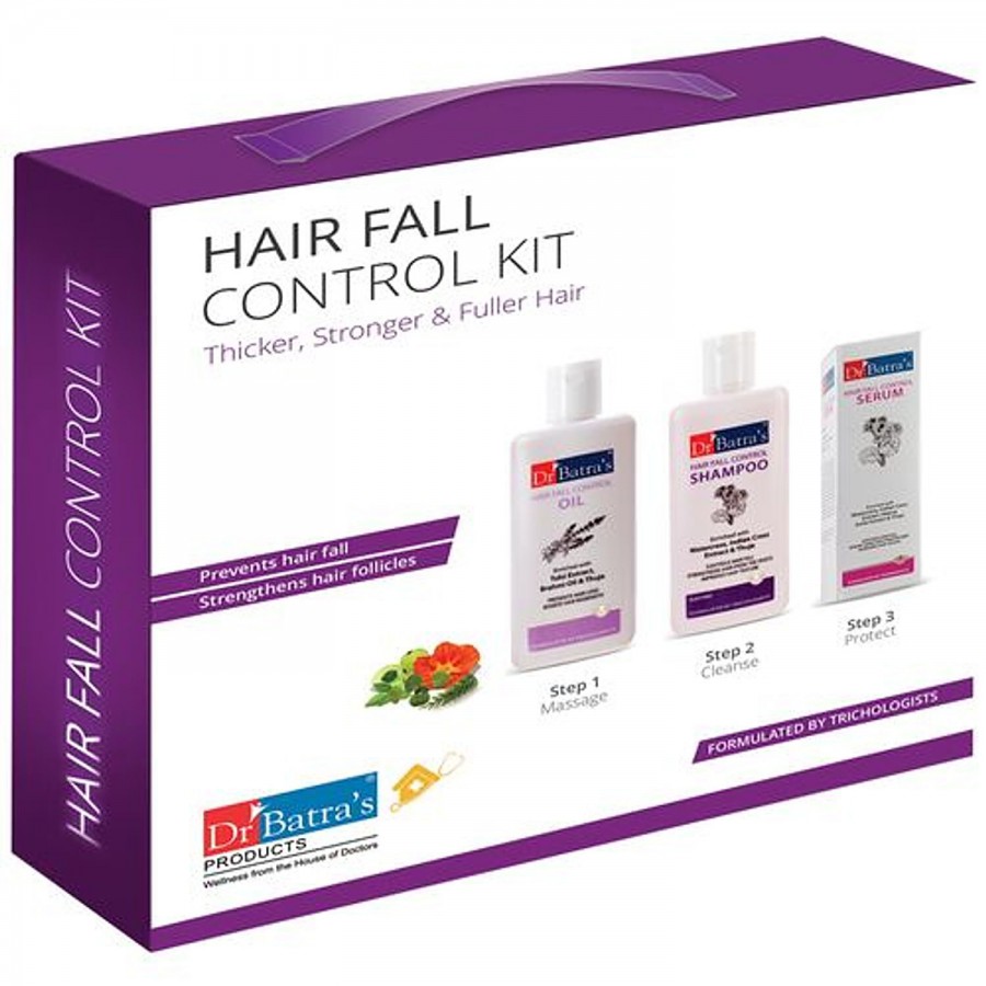 Dr Batra's  Hair Fall Control Kit - Thicker