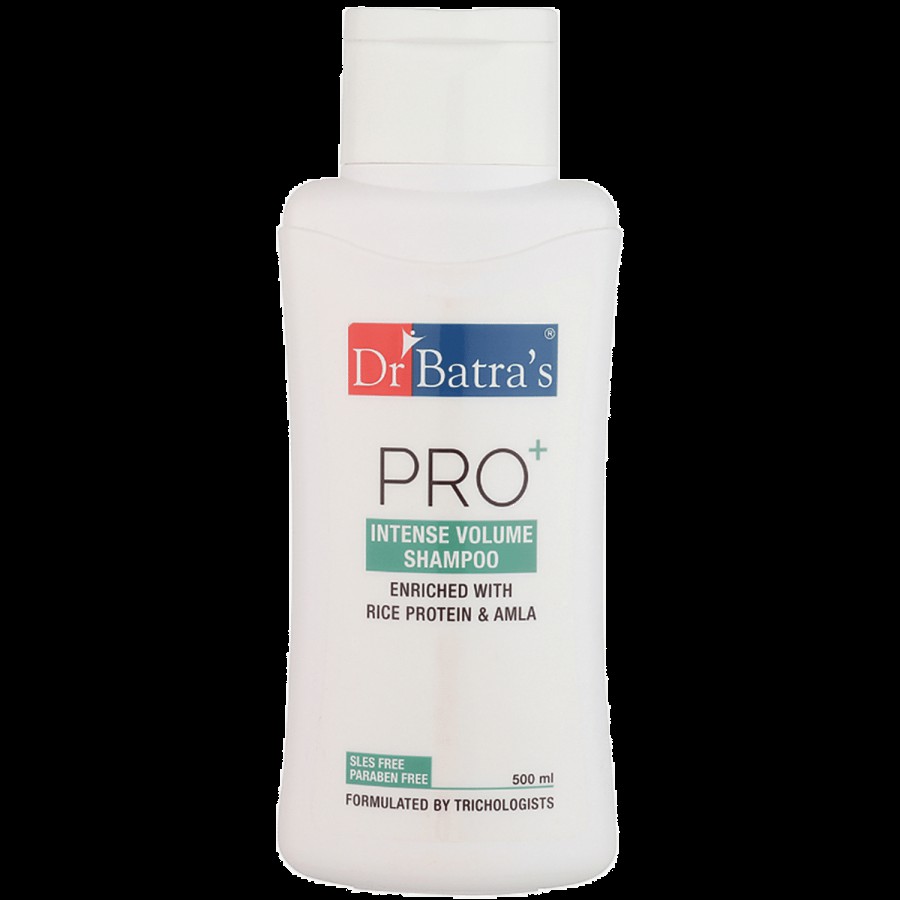 Dr Batra's  Pro+ Intense Volume Shampoo - Provides Nourishment & Strength