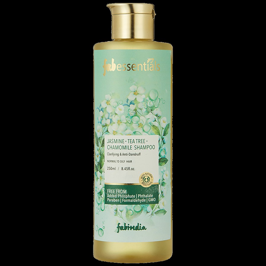 Fabessentials Jasmine Tea Tree Chamomile Shampoo - Anti-Dandruff