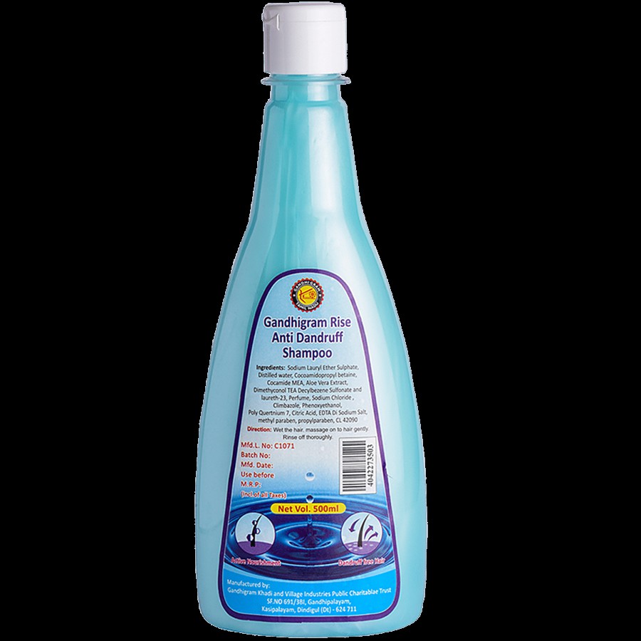 Gandhigram Rise Anti Dandruff Shampoo - Prevents Hair Loss