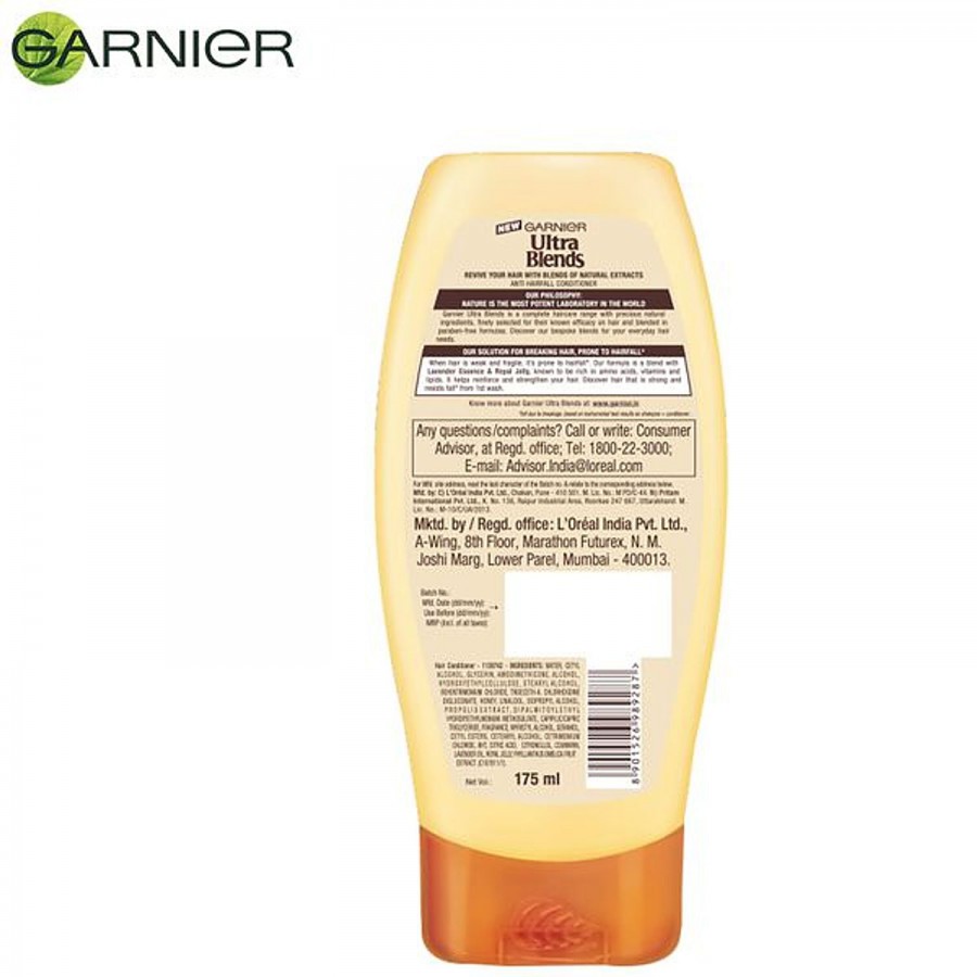 Garnier Ultra Blends Anti Hairfall Conditioner - Royal Jelly & Lavender