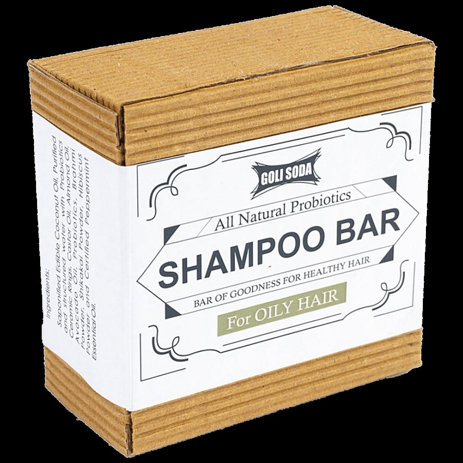 Goli Soda All Natural Probiotics Shampoo Bar - Nourishing