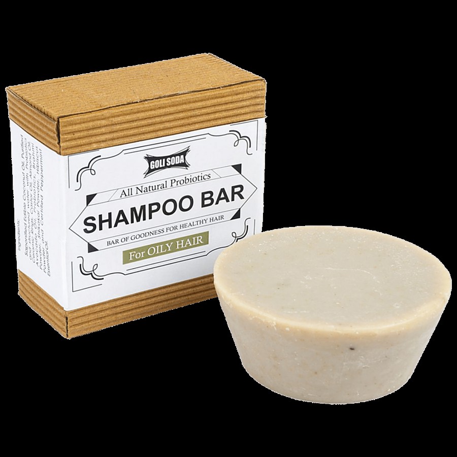 Goli Soda All Natural Probiotics Shampoo Bar - Nourishing