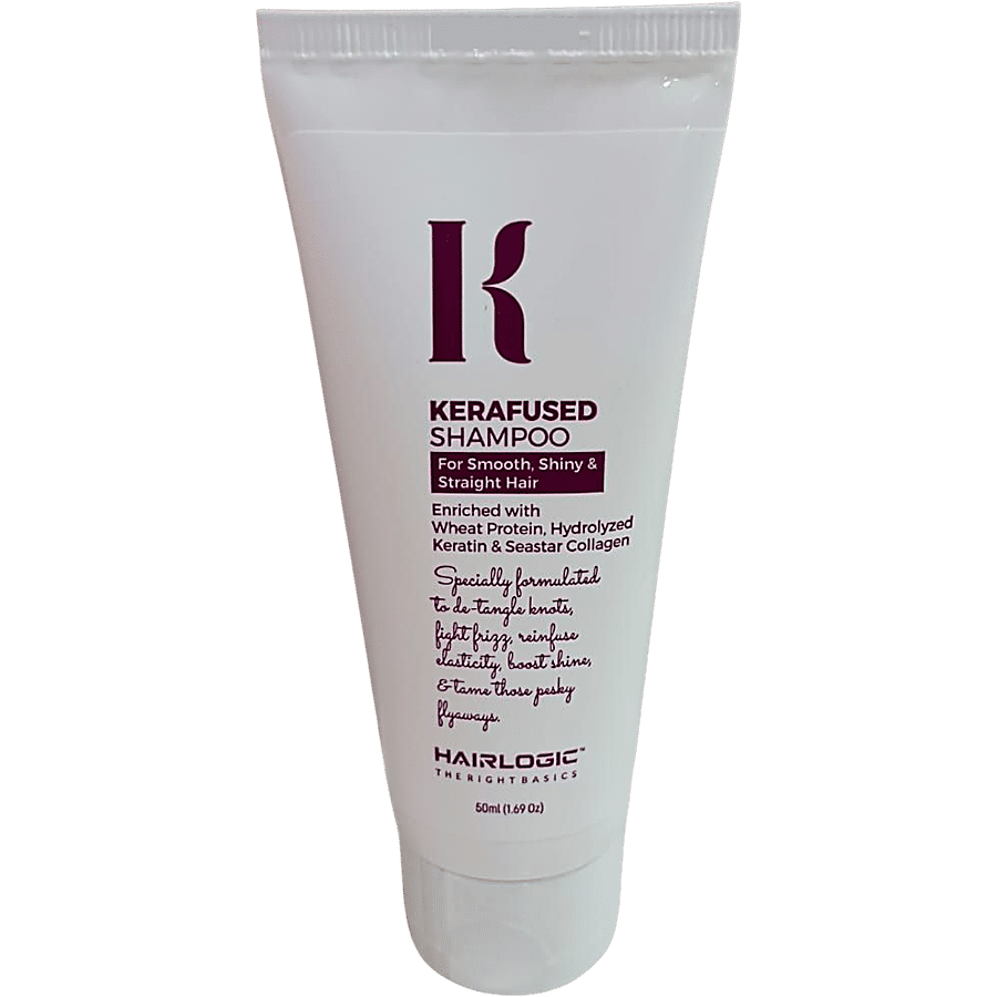 HAIR LOGIC Kerafused Shampoo - For Smooth