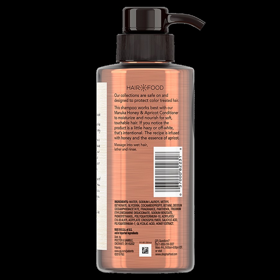 Hair Food Moisture Shampoo - With Manuka Honey & Apricot