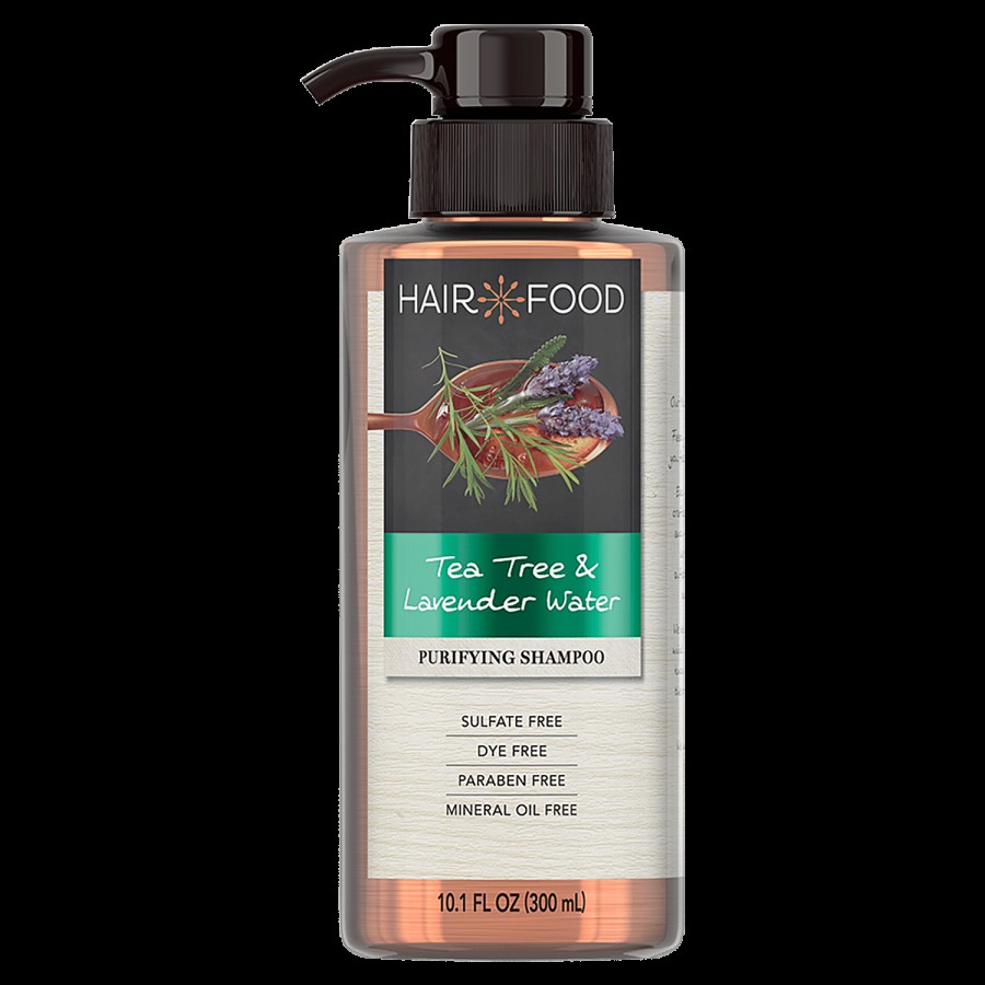 Hair Food Purifying Shampoo - With Tea Tree & Lavender Water