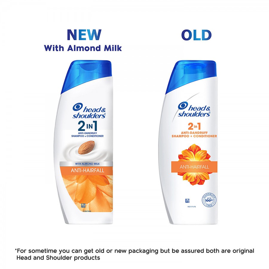 Head & Shoulders 2-in-1 Anti-Dandruff Shampoo + Conditioner - For Women & Men