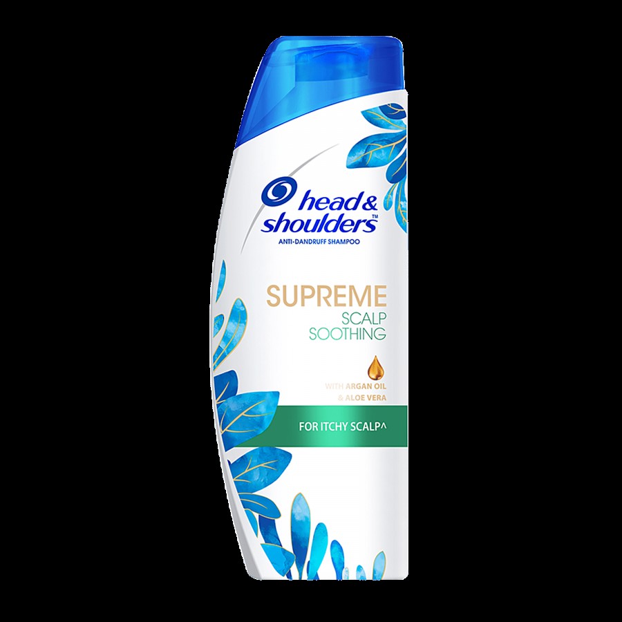 Head & Shoulders Supreme Scalp Soothing Anti-Dandruff Shampoo - Argan Oil & Aloe Vera