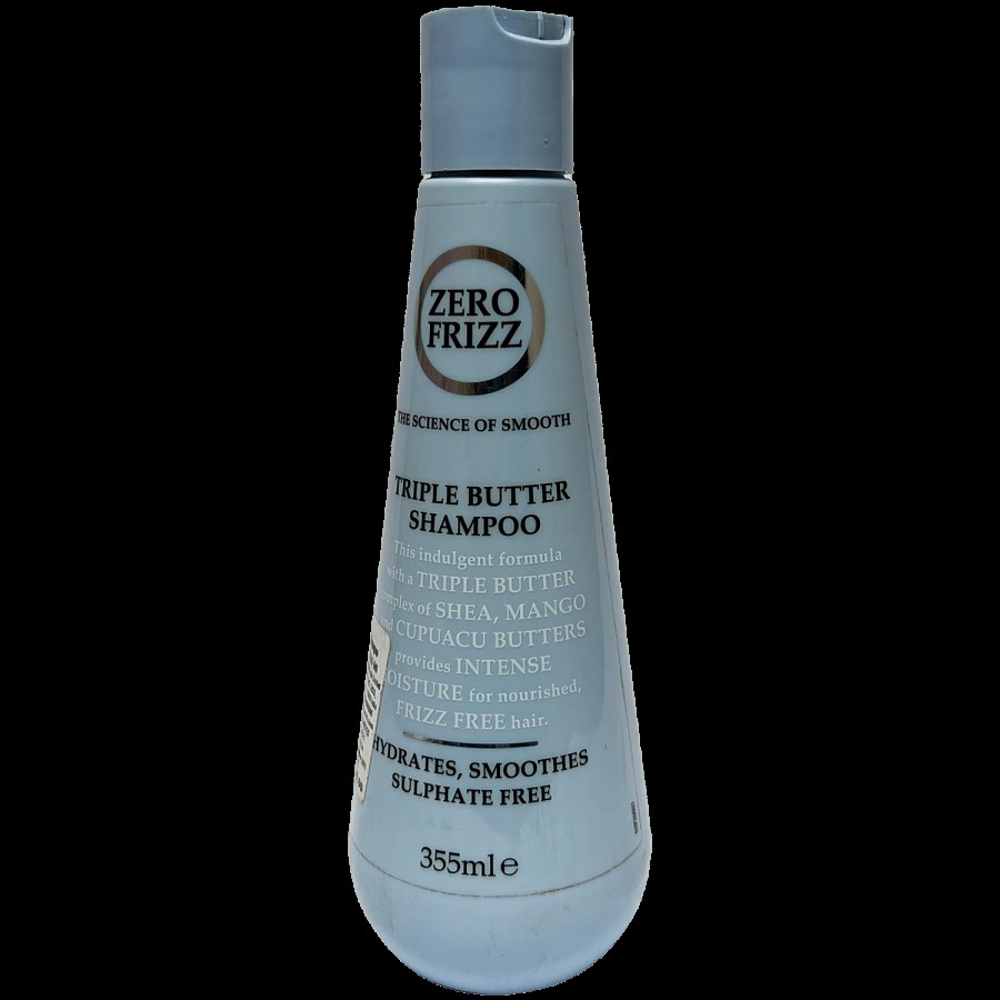 High Ridge Brands Zero Frizz - Triple Butter Shampoo For Frizz-Free Hair