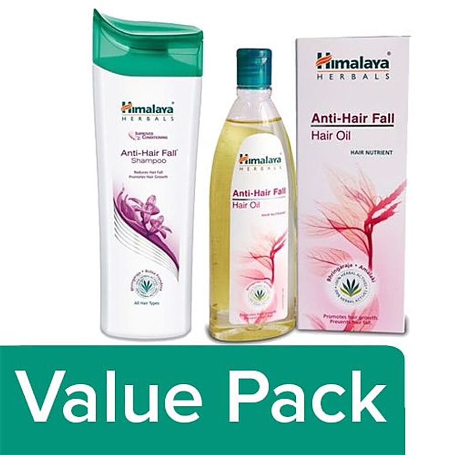 Himalaya Shampoo - Anti Hair Fall 400 ml + Hair Oil - Anti Hair Fall 200 ml