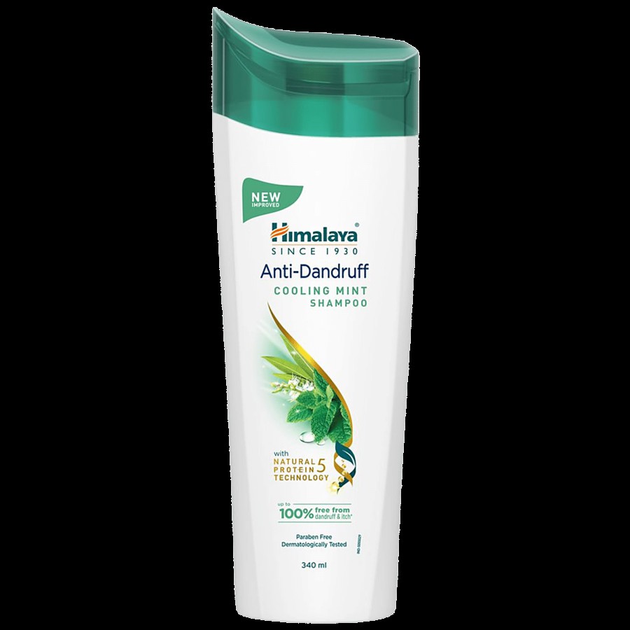 Himalaya Anti-Dandruff Cooling Mint Shampoo up to 00 relief dandruff and itchy scalp with Cooling mint and Tea Tree oil