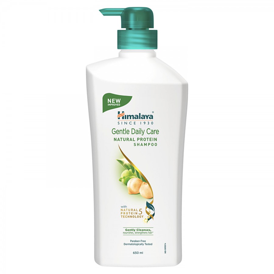 Himalaya Gentle Daily Care Natural Protein Shampoo protects from daily wear and tear  Gently cleanses & strengthens With Chickpea Licorice & Amla For Women & Men