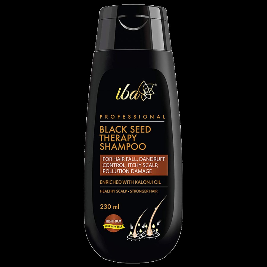 Iba Professional Black Seed Therapy Shampoo - For Hair Fall