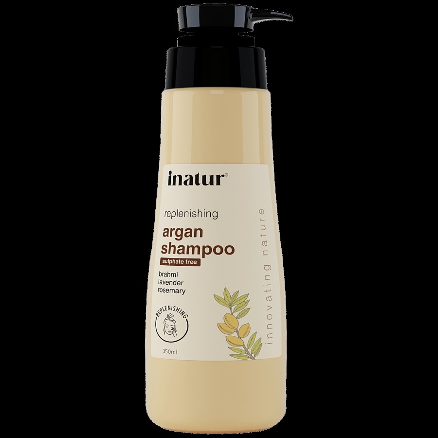 Inatur Replenishing Argan Shampoo - With Brahmi