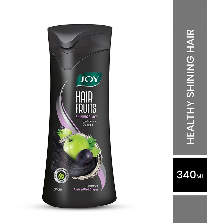 Joy Shining Black Conditioning Shampoo - Amla & Black Grapes