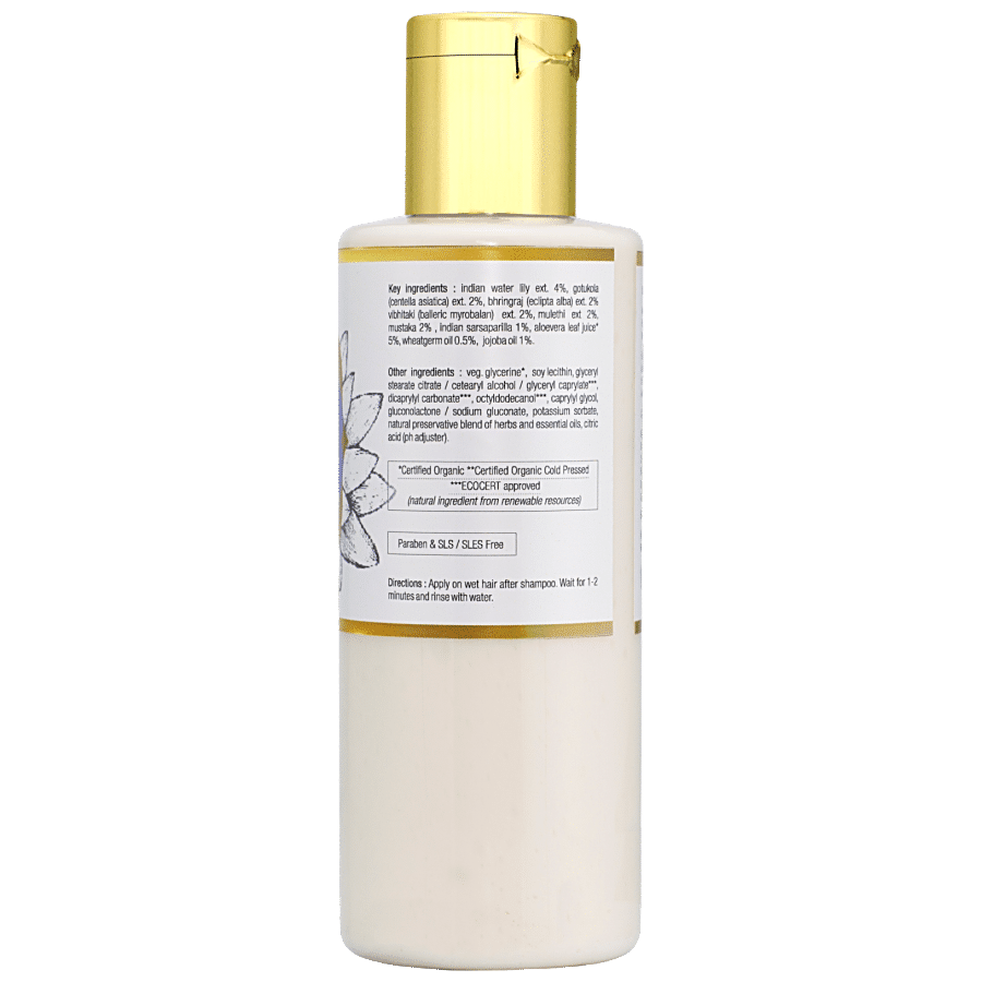 Just Herbs Kumuda Indian White Waterlily Hair Conditioner