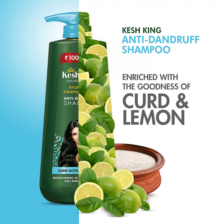 Kesh King Anti-Dandruff Shampoo With Goodness Of Curd