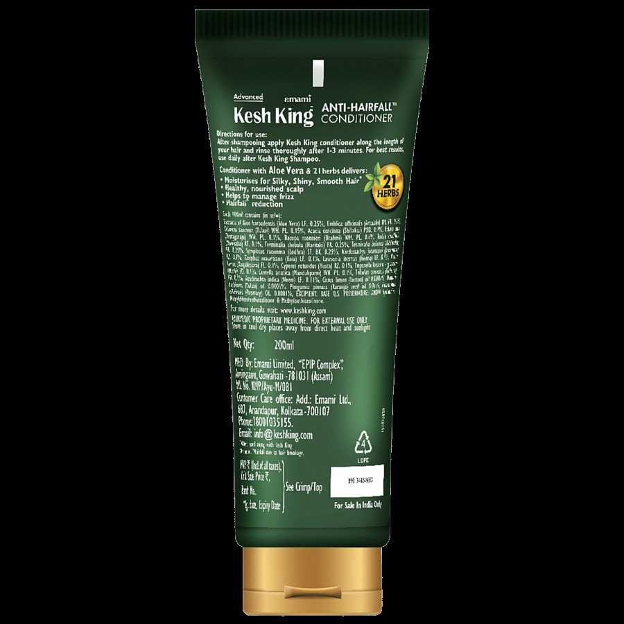 Kesh King Anti-Hairfall Conditioner - Scalp & Hair Medicine