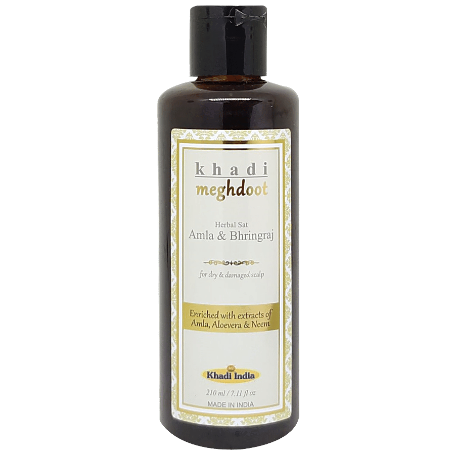 Khadi Meghdoot  Amla & Bhringraj Herbal Shampoo