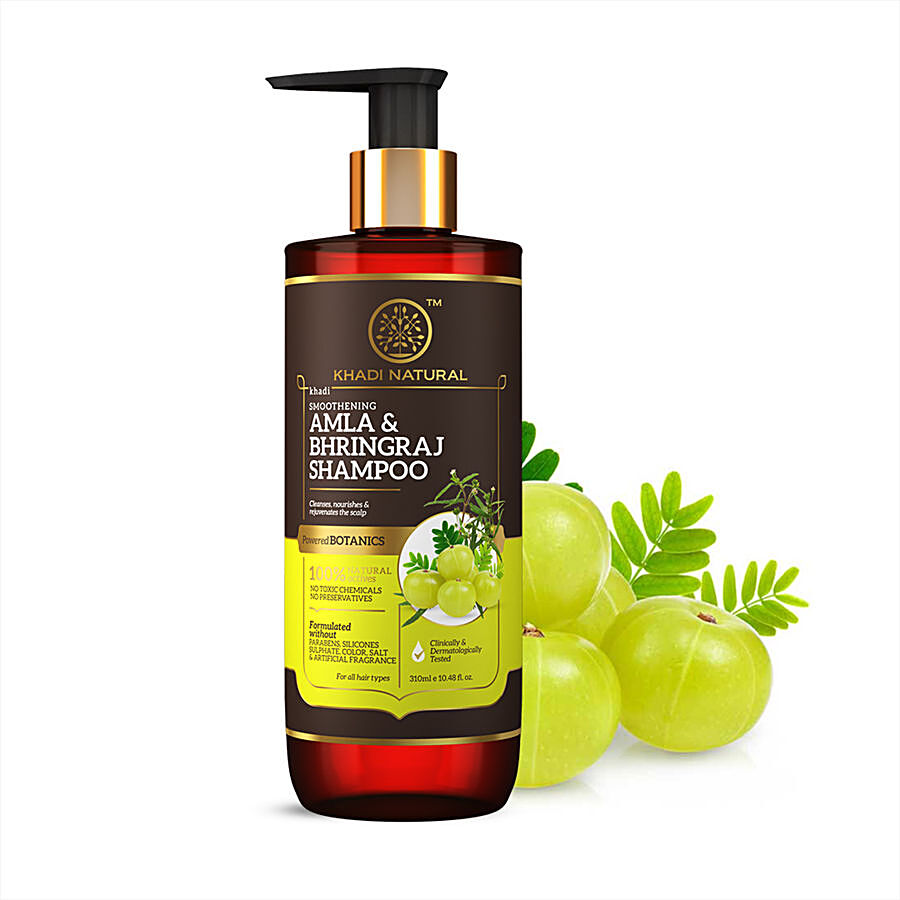 Khadi Natural Amla & Bhringraj Shampoo - Powered Botanics