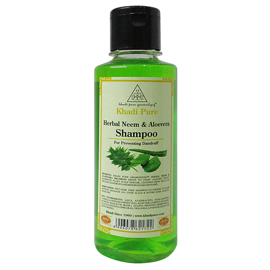 Khadi Pure Hair Shampoo - Herbal Neem & Aloe Vera