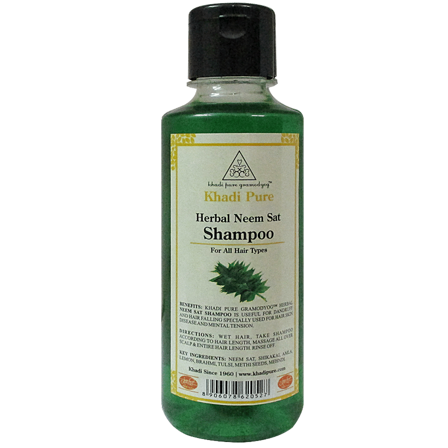 Khadi Pure Hair Shampoo - Herbal Neem Sat