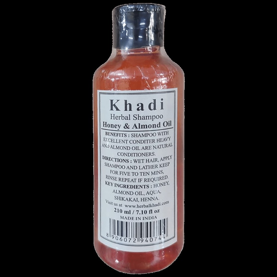 Khadi Herbal Khadi Herbal Honey and Almond Oil Shampoo