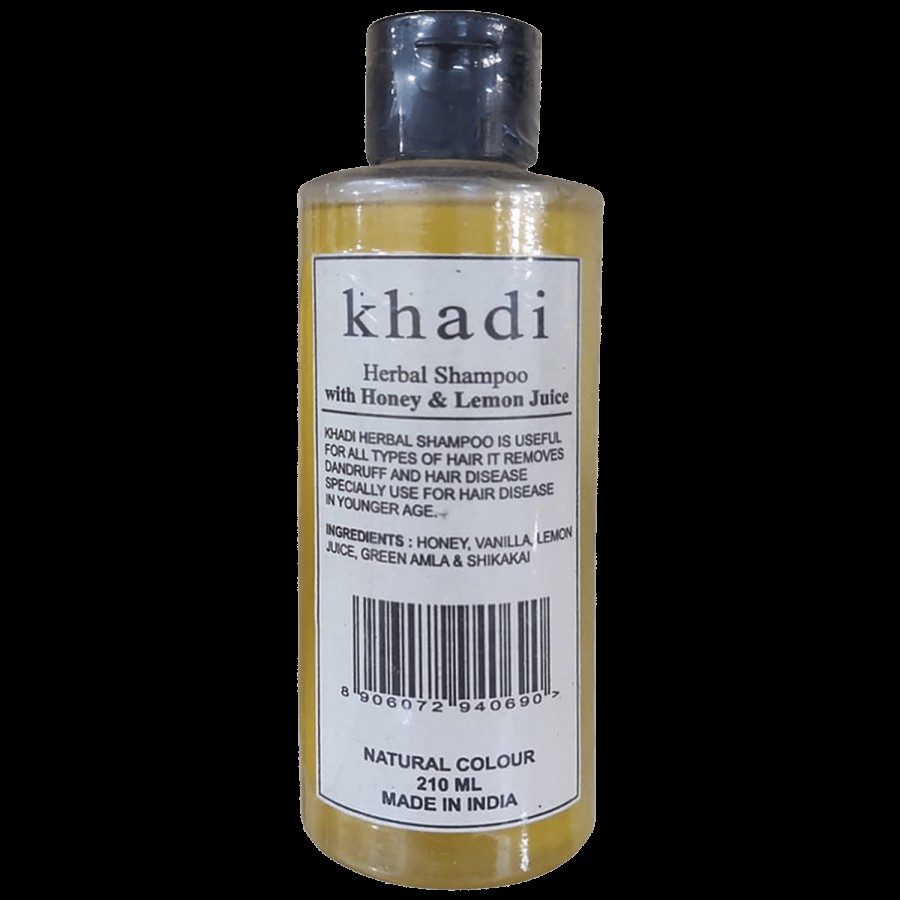 Khadi Herbal Khadi Herbal Honey and Lemon Juice Shampoo