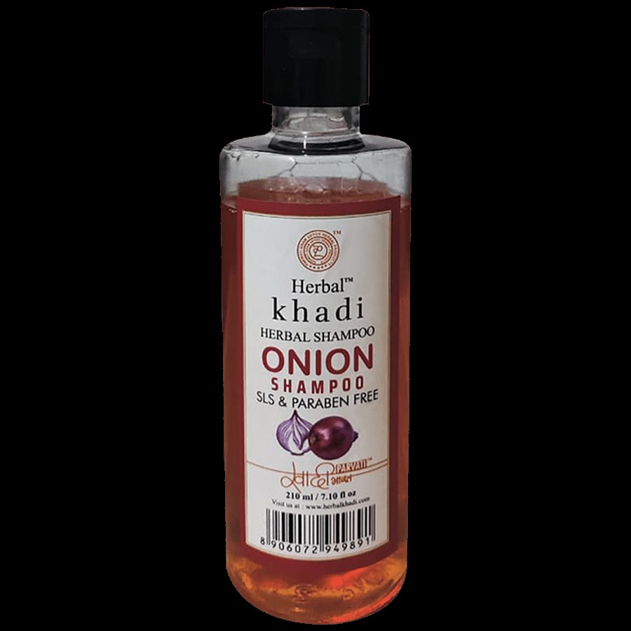 Khadi Herbal Onion Shampoo - SLS & Paraben Free